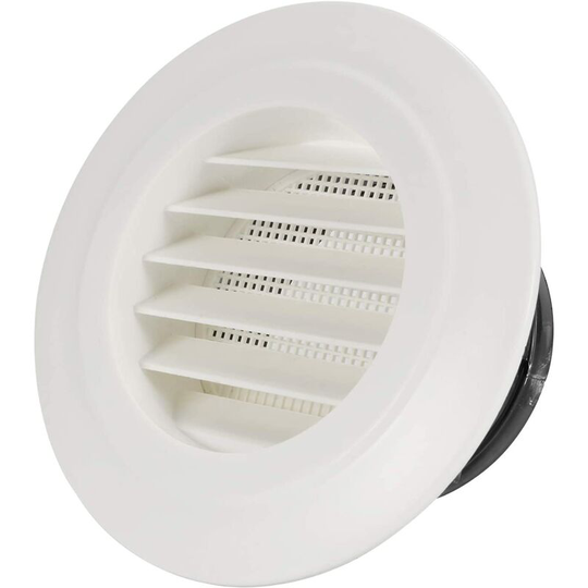Bearsu - 100mm Ventilation Mouth with Protection Grille - abs (ø100mm)