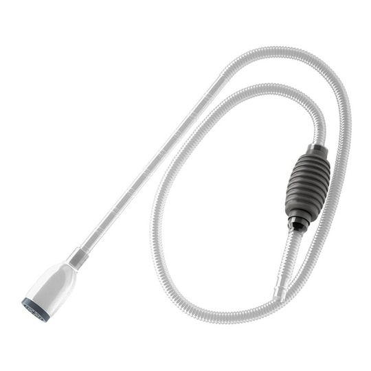 2.6m Aquarium Water Changer Air Pump Cleaning Accessory Handheld Gravel Cleaner Siphon Pump with Filter Nozzle