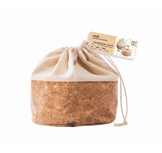 Brotsack - Früchtekorb M Kork mit Kordel