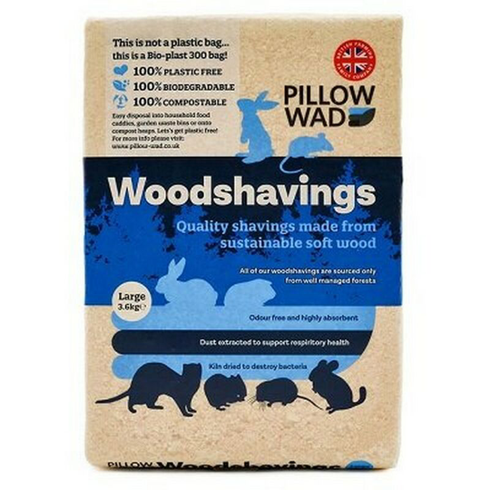 Wood Shavings Small Pet Bedding (One Size) (Brown) - Brown - Pillow Wad