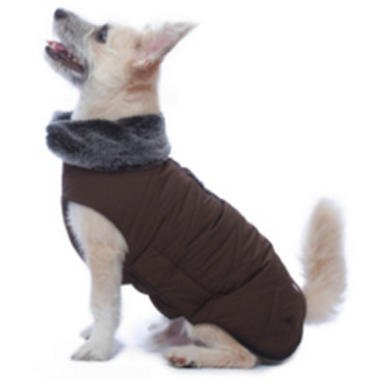 Smart Tamarack Dog Coat (10in) (Brown) - Brown - Dog Gone