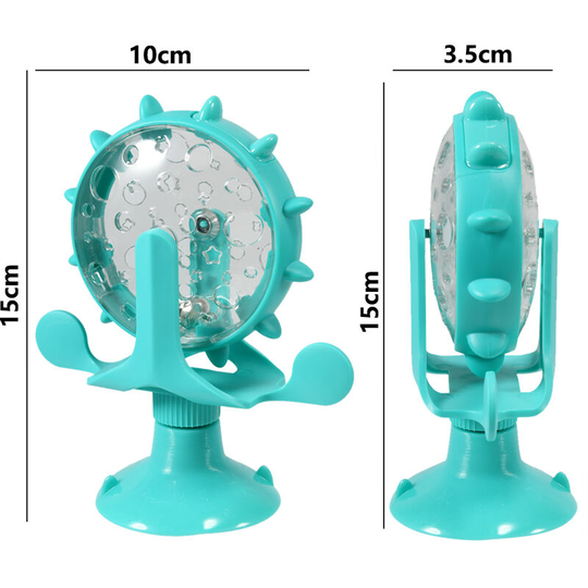 Original Treat Leaking Cat Toy Interactive Rotatable Wheel Toy for Cats Kitten Dogs Pet Products Accessories for
