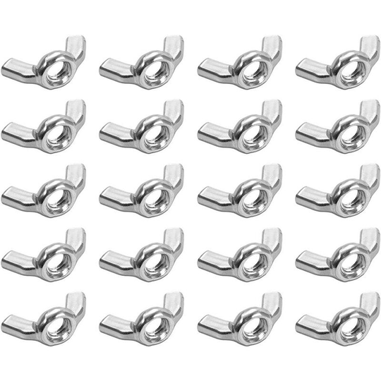 Joorrt - M6 Food nuts Butterfly Steel Tightening Carbon 20pcs