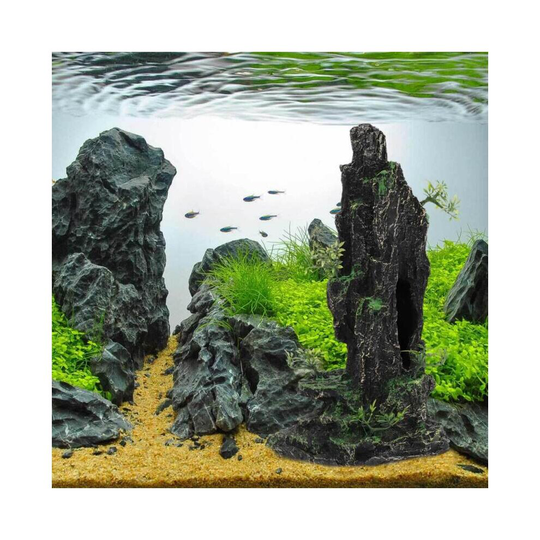 ROCK MOUNTAIN FISH TANK AQUARIUM ORNAMENT DECORATION