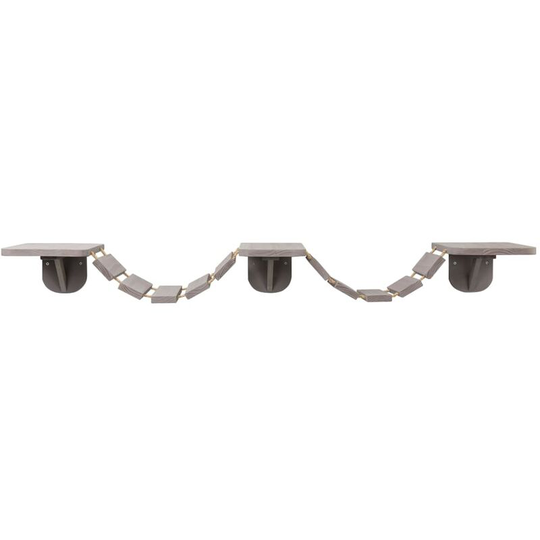 Trixie - Wall-mounted Cat Climbing Ladder 150x30 cm Taupe Taupe