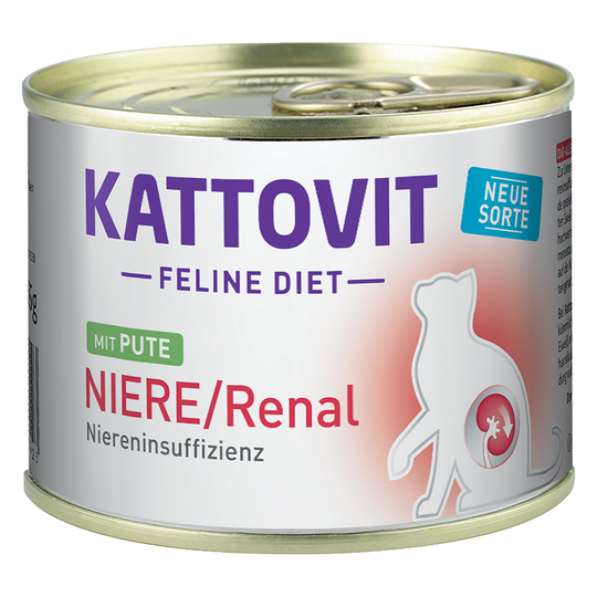 Kattovit Kidney/Renal (Renal Failure) 6 x 185g - Turkey