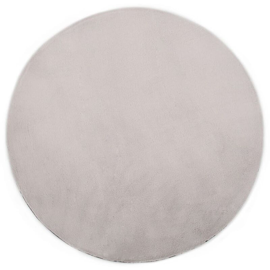 Rug 80 cm Faux Rabbit Fur Grey VDTD25396 - Topdeal