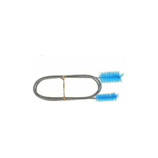 Aquarium Cleaning Brush Pipe Double Ended U-Shaped Spring Brush (Blue)