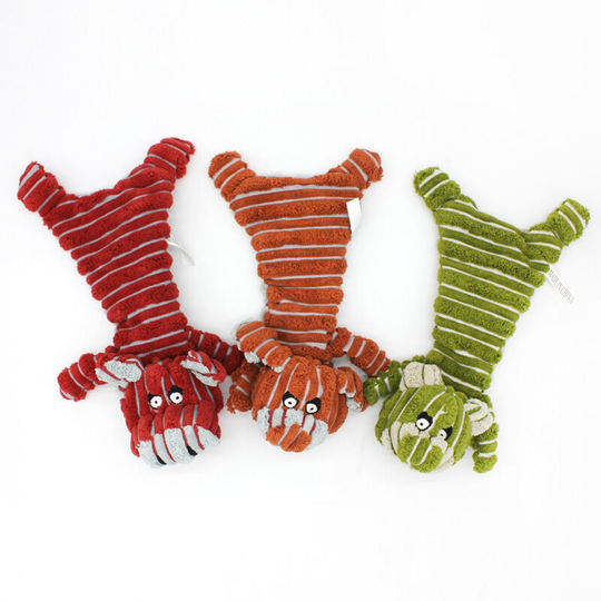 3 pcs new three corduroy prone three animal skin pet toy animal shape pet toy 24 * 14cm