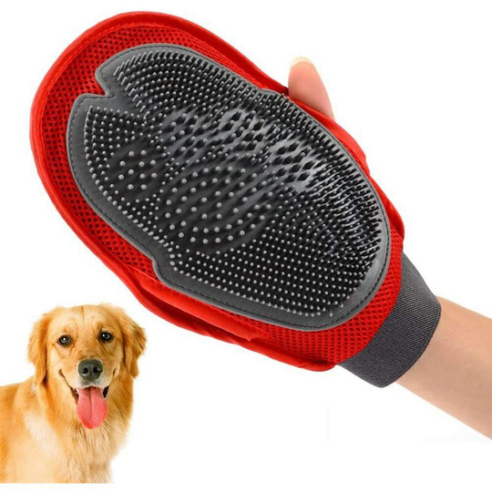 Dog Glove, Cat Brush Glove, Pet Grooming Glove, Massage Grooming Glove, 2 in 1 Pet Grooming Glove