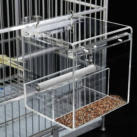 Automatic Bird Feeder For Parrot No Mess Bird Seed Dish Feeder Anti-spill Budgie Feeder Thsinde