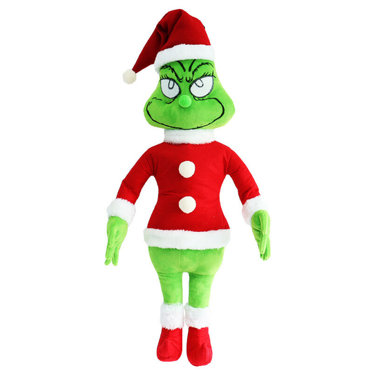Christmas Greenwich plush doll 2022 Christmas tree decoration green fur monster doll 60 * 20cm