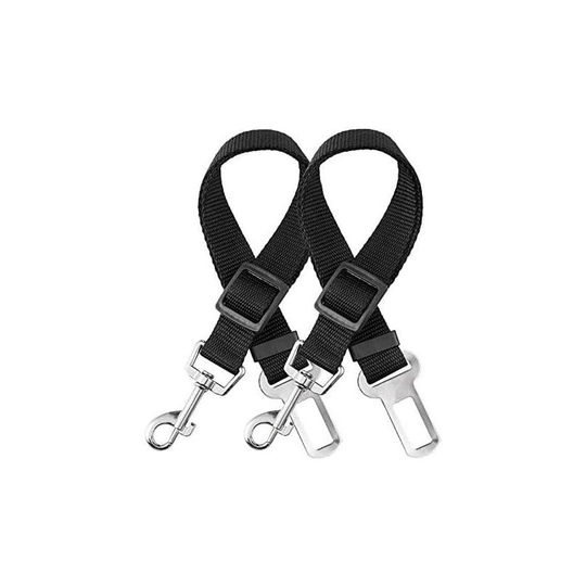 Gift - elloLife Dog Car Seat Belt,【2 Pieces】 Universal Dog Car Seat Belt, Durable Adjustable 50-90cm Ripstop Dog Seat Belt for All Dogs and Cats,
