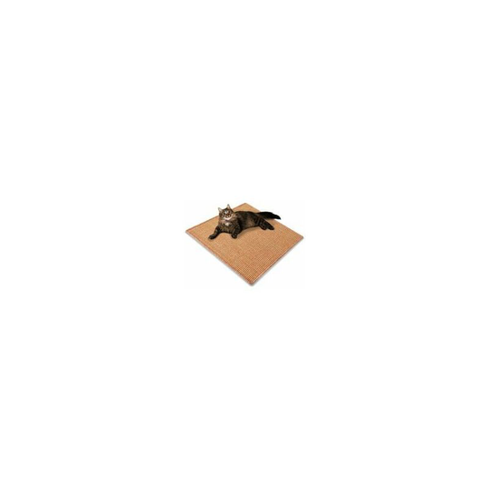 FVO - Sisal scratching mat for cats 50 x 80 cm Apricot de terre - Terre