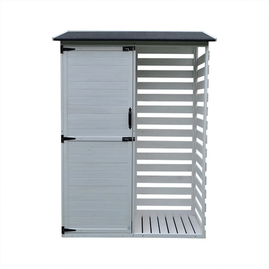 4 ft. W x 2 ft. D Tongue and Groove Pent Wooden Shed