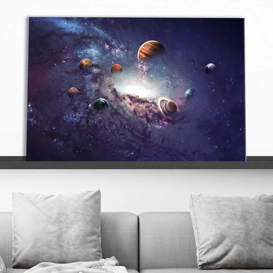 Solar System 2 - Wrapped Canvas Photograph Print