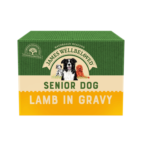 James Wellbeloved Senior Pouches - Lamb with Rice - Saver Pack: 40 x 150g