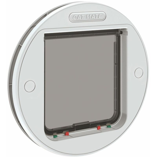 Cat Mate Large Glass Fitting Cat Flap, White (357W)