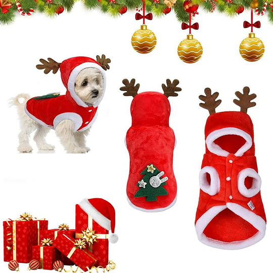 FVO - Dog Christmas Clothes,Christmas Pet Costume,Christmas Pet Costumes(S)