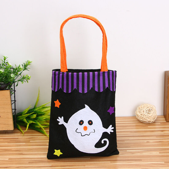 Litzee - Halloween Gift Pack Halloween Bags Trick or Treat Bag Candy Bags Baby Gift Bag Party Decoration Halloween (ghost)