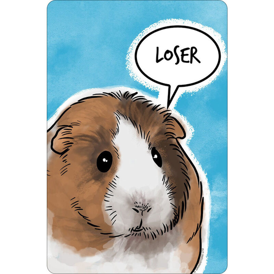 Loser Plaque (One Size) (Blue/Brown/White) - Blue/Brown/White - Cute But Abusive
