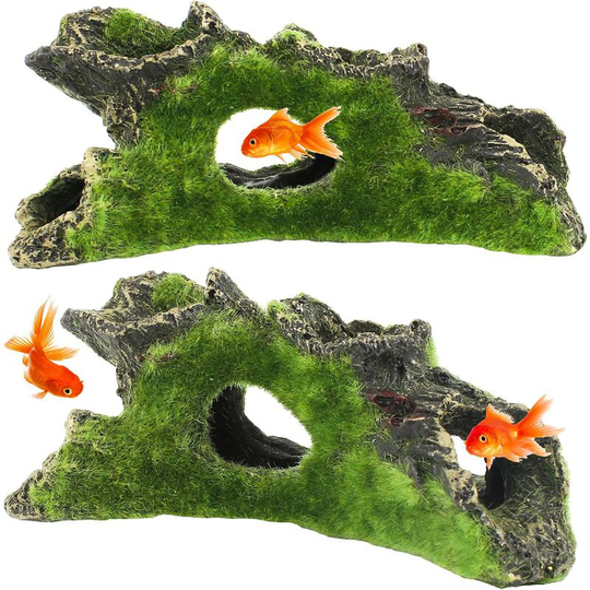 Deckon - Aquarium Tree Trunk Decoration, 2Pcs Aquarium Tree Decorations Used to Decorate the Fish Tank, Aquarium Trunk Decoration Takes the Shape of