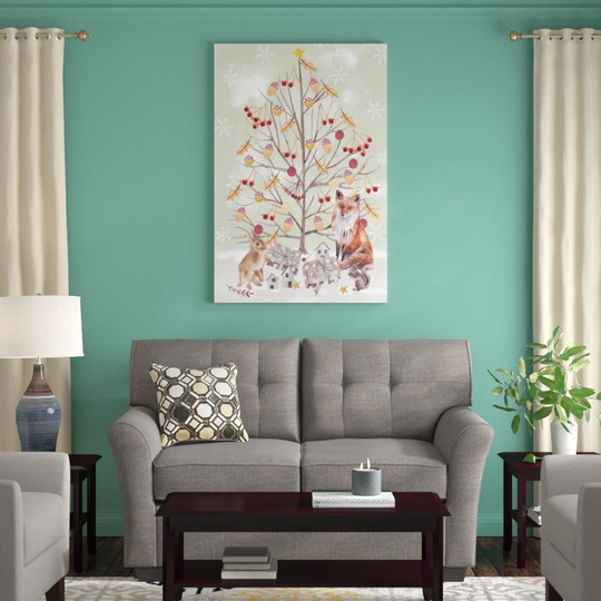 Christmas Time Collection B by Melissa Wang - Wrapped Canvas Graphic Art Print