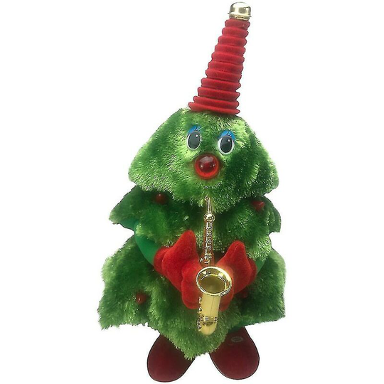 Christmas Electric Plush Toys Sing And Dance Christmas Tree Toys Gift thsin
