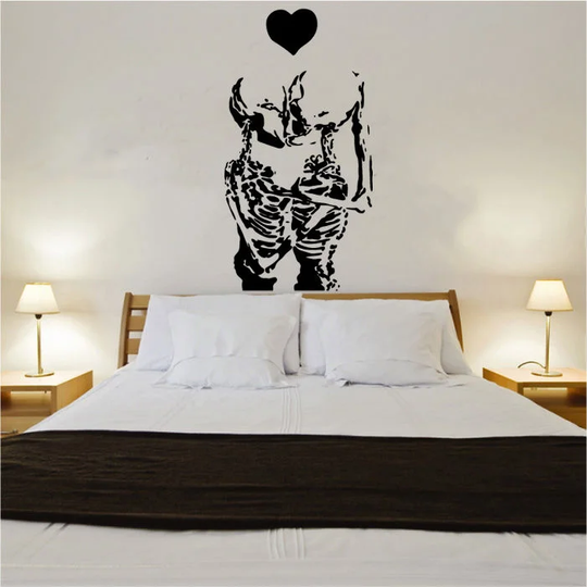 Bare Bones Of Love Wall Sticker