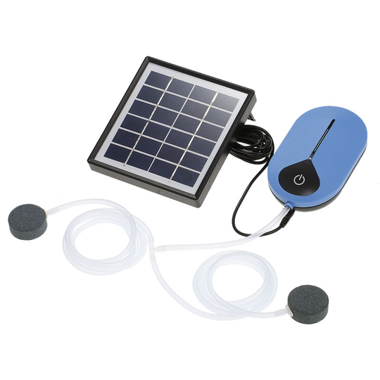1.5W 3600mAH Solar Oxygen Pump Fish Tank Oxygenator Aquarium Oxygen Aerator Pond Aerator