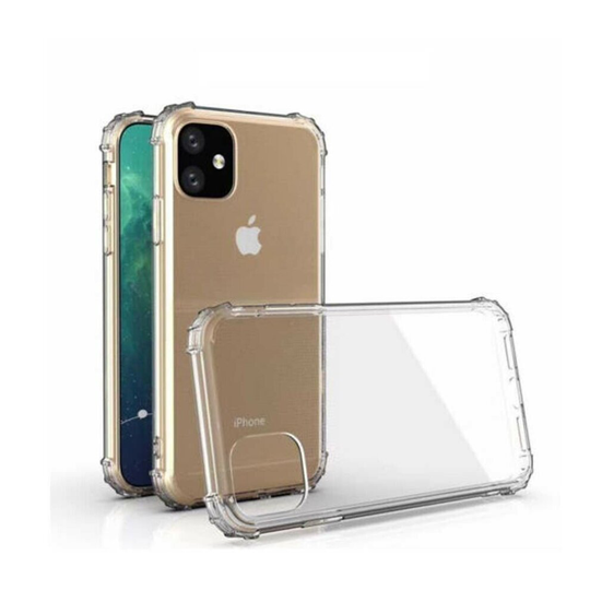 (Clear) For Apple iPhone 14 Pro Max Plain Silicone Gel Phone Case Cover