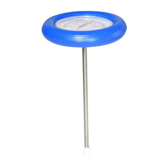 Round Thermometer, Floating Water Thermometer for Aquarium Fish Pond, Blue