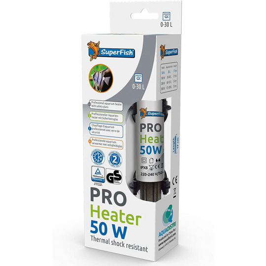 Superfish - Pro Heater 50W for Aquariums sized 0-30L (17cm)