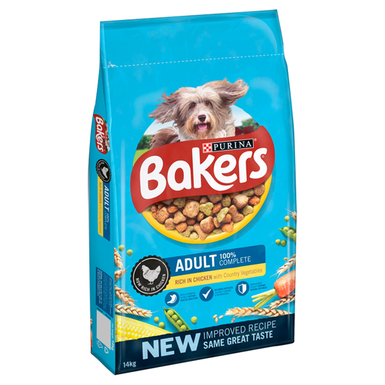Bakers Adult Rich in Chicken with Country Vegetables - 14kg