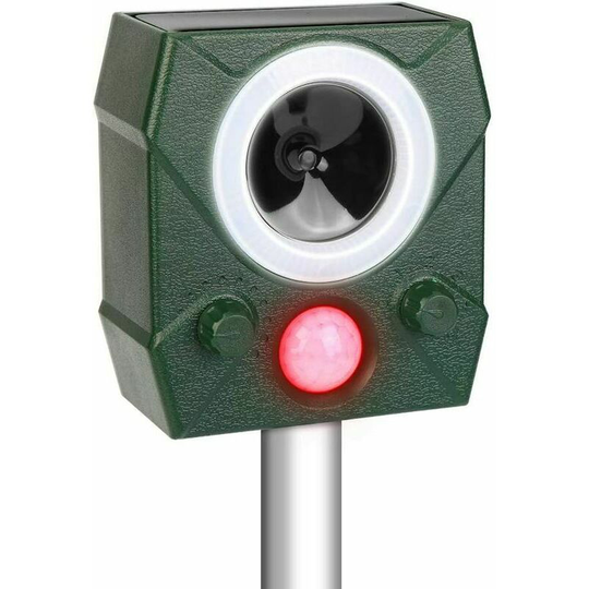 Joorrt - Outdoor cat repellents, animal repulsion, ultrasound mouse and solar rat, rechargeable usb repulsif anti -cat waterproof with 5 adjustable