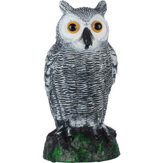Natural Fake Scarecrow Owl Decoy