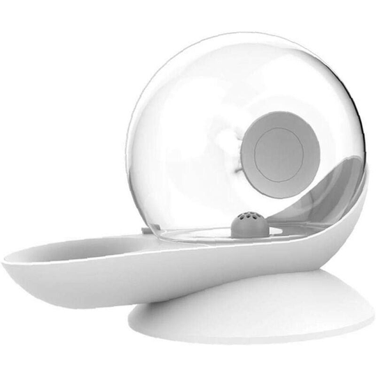 Echoo - Pet Water Feeder Snail Feeder for Dog Cat Shape Waterer Pet Automatic Water Dispenser Waterer Gray