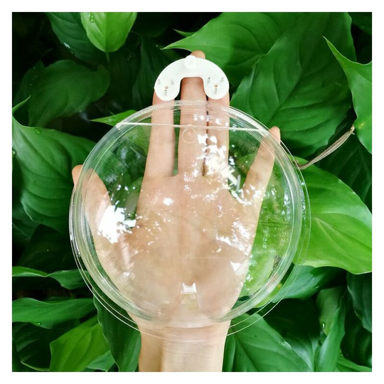 Tanks fish from a wall mount, 15 cm transparent + traceless nails Thsinde