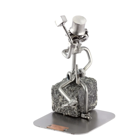 Stonecutter Sitting Screw Man Robson