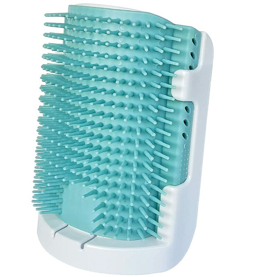 Cat Self Groomer Massage Cat Brush Grooming Perfect Pet Brush Comb Tool for Long & Short Fur Kitten/Puppy for Wall Corner Cage Hand Hold with Catnip