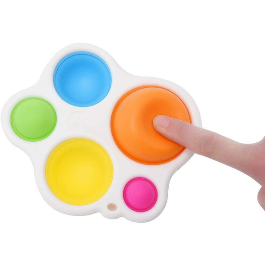 Sensory Fidget Toys Simple Dimple Fidget Toy Silicone Early Education Toys for Babies and Toddlers