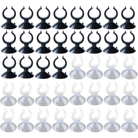 Naxunnn - Aquarium Tube Holder Suction Cup Aquarium Pump Aquarium Plastic Black Heating Suction Cup Aquarium Suction Cup Aquarium Pipe Accessories