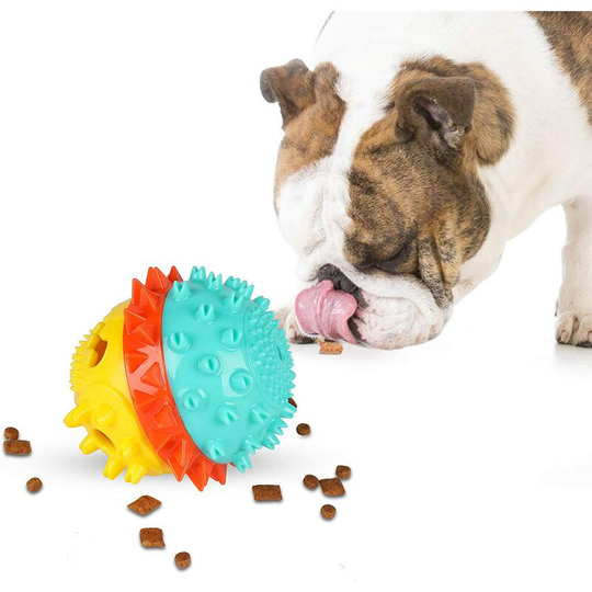 Dog Puzzle Interactive Squeaky Toys Puppy Treats Ball Food Dispenser iq Training