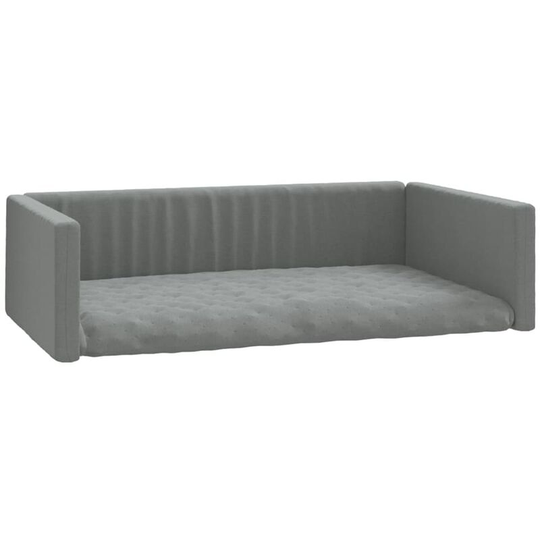 Dog Car Boot Light Grey 90x60 cm Linen Look vidaXL - Grey