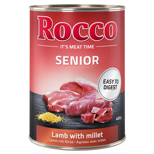 Rocco Senior 6 x 400g - Lamb & Millet