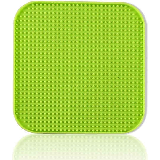 Dog Lick Pads, Dog Lick Mat, Silicone Lick Mat, Distraction Mat with Powerful Silicone Suction Cup for Bath, Grooming, Training-For Dog & Cat