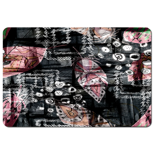 Mouser Seamless Boho with Feathers Cork Placemat
