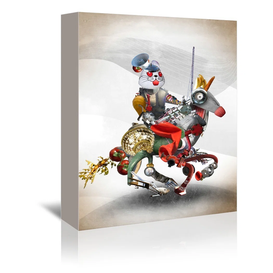 Rider by Ali Gulec - Wrapped Canvas Graphic Art Print