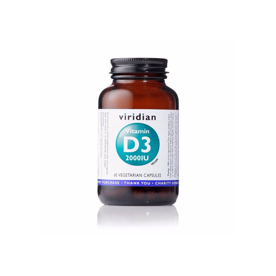 Viridian Vitamin D3 2000iu (Vegan) 60 caps