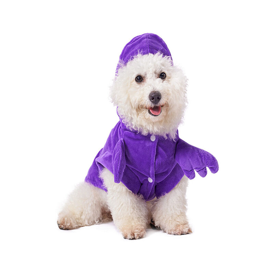 Ilovemilan - Purple Pet Coral Fleece 3D Clothes